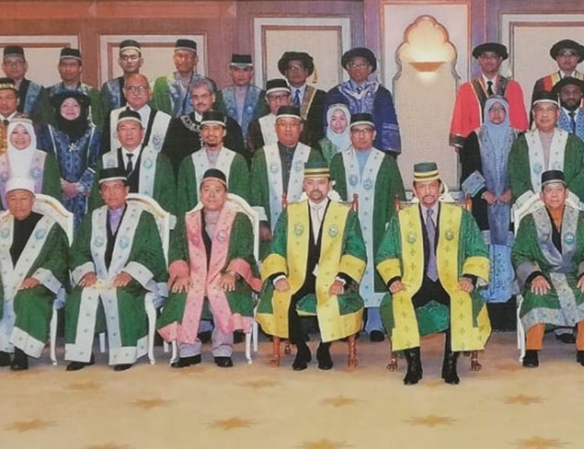 A Participation in Graduation Ceremony of Sultan Sharif Ali University